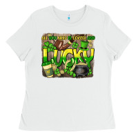 All You Need Is Coffee And Lucky St. Patrick's Ladies Tee | Teevron
