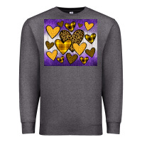 Charcoal Heather lakers hearts Premium Sweatshirt - JahusDesignShop