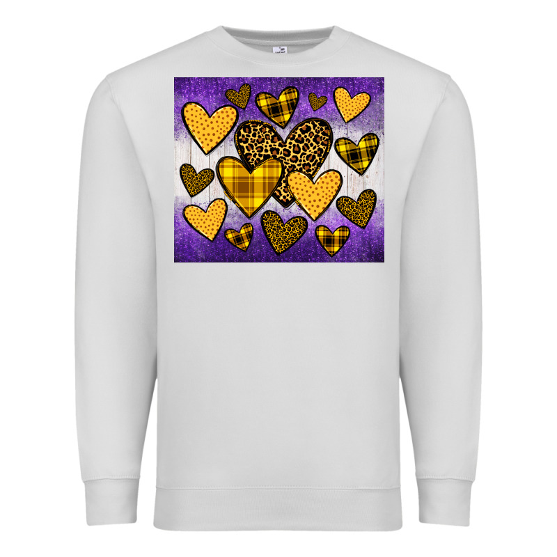 Lakers Hearts Premium Sweatshirt by JahusDesignShop | Teevron