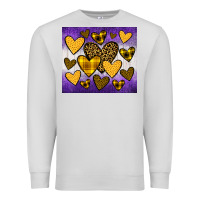 Dove Grey lakers hearts Premium Sweatshirt - JahusDesignShop