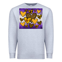 Heather Grey lakers hearts Premium Sweatshirt - JahusDesignShop
