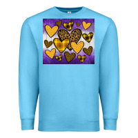 Ocean Blue lakers hearts Premium Sweatshirt - JahusDesignShop