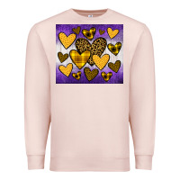 Pale Pink lakers hearts Premium Sweatshirt - JahusDesignShop