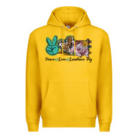 Lemon Peace Love Landrace Pig Premium Hoodie - LillyAllenDesigns