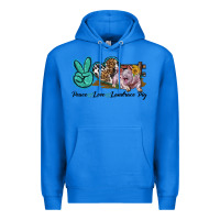 True Royal Peace Love Landrace Pig Premium Hoodie - LillyAllenDesigns