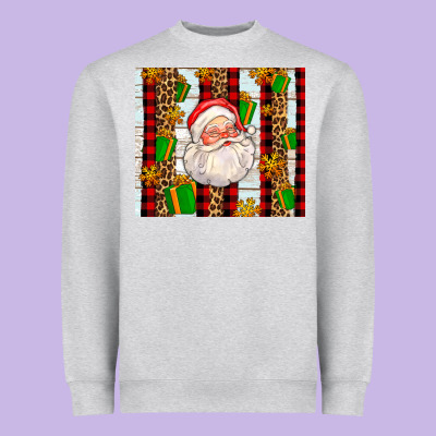 Santa With Gifts Heavyweight Sweatshirt Designed By Adodesignshop