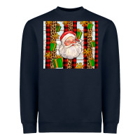 Navy santa with gifts Heavyweight Sweatshirt - AdoDesignShop