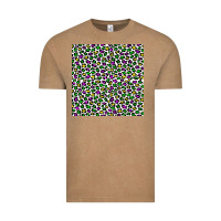 Vintage Coffee mardi gras leopard  seamless pattern Vintage Tee - FaDigitalArtStudio