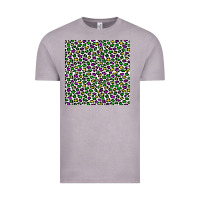Vintage Zinc mardi gras leopard  seamless pattern Vintage Tee - FaDigitalArtStudio