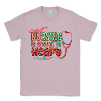 Lilac Nursing is a work of heart Classic Tee - CowGirlArtShop