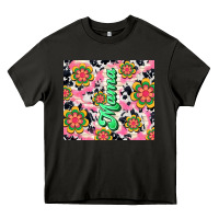 Asphalt mama with hippie daisies Heavy Core Tee - TumblerDesignByShophia