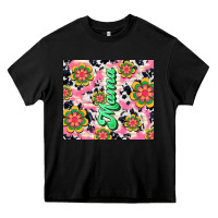 Black mama with hippie daisies Heavy Core Tee - TumblerDesignByShophia