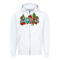 White madre with roses and cactus Zipper Hoodie - AdoDesignShop