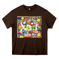 Chocolate Brown Cinco de drinko Heavy Core Tee - RanaPortraitStore