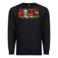 Black christmas mexican gnomies coffee Premium Sweatshirt - JahusDesignShop