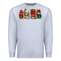 Heather Grey christmas mexican gnomies coffee Premium Sweatshirt - JahusDesignShop