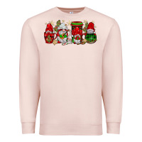 Pale Pink christmas mexican gnomies coffee Premium Sweatshirt - JahusDesignShop