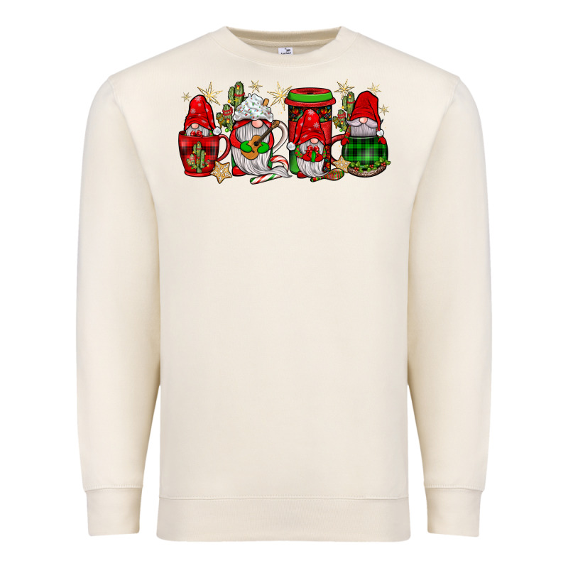 Christmas Mexican Gnomies Coffee Premium Sweatshirt by JahusDesignShop | Teevron