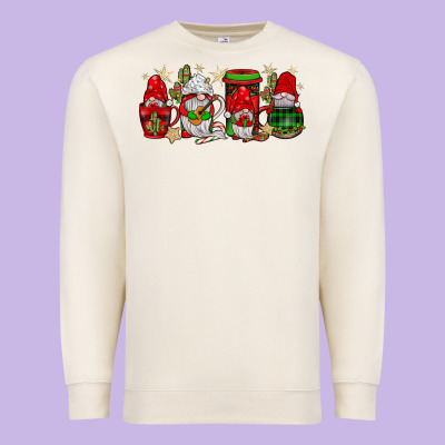 Christmas Mexican Gnomies Coffee Premium Sweatshirt Designed By Jahusdesignshop