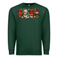 Sports Green christmas mexican gnomies coffee Premium Sweatshirt - JahusDesignShop