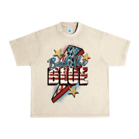 Sandshell Back the blue Urban Heavy Tee - FaDigitalArtStudio