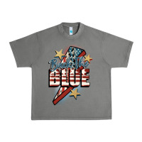 Tornado Back the blue Urban Heavy Tee - FaDigitalArtStudio