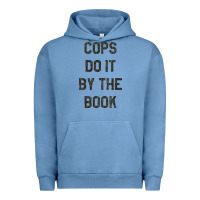 Pigment Pebble Blue cops do it by the book 1988, halloween Urban Hoodie - DesigneFamous