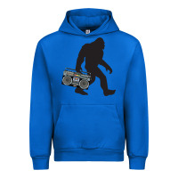 Cobalt bigfoot beatbox boom box retro   bigfoot boom box Urban Hoodie - DesigneFamous