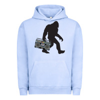 Pigment Grape Ice bigfoot beatbox boom box retro   bigfoot boom box Urban Hoodie - DesigneFamous