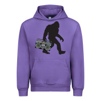 Tulip bigfoot beatbox boom box retro   bigfoot boom box Urban Hoodie - DesigneFamous