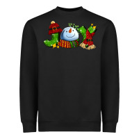 Black joy for christmas with snowman Heavyweight Sweatshirt - AdoDesignShop