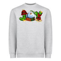 Joy For Christmas With Snowman Heavyweight Sweatshirt | Teevron