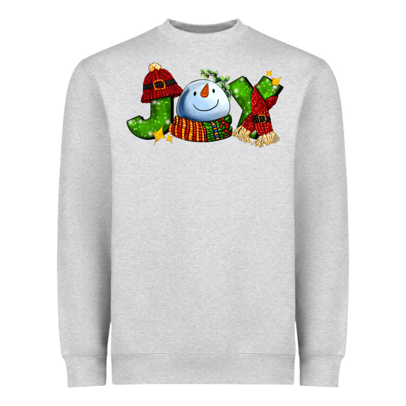 Joy For Christmas With Snowman Heavyweight Sweatshirt by AdoDesignShop | Teevron