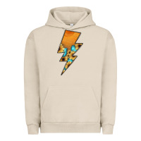 Pigment French Oak Lightning Bolt Urban Hoodie - JahusDesignShop