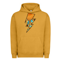 Pigment Peanut Butter Lightning Bolt Urban Hoodie - JahusDesignShop