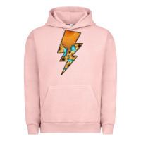 Pigment Salmon Lightning Bolt Urban Hoodie - JahusDesignShop