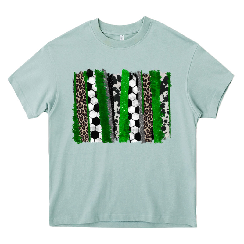 Soccer Brushstroke Heavy Core Tee by HowdyJamesFarm | Teevron
