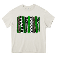 Cream Soccer brushstroke Heavy Core Tee - HowdyJamesFarm
