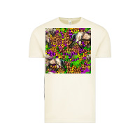 Vintage Arctic mardi gras leopard horse seamless pattern Vintage Tee - FaDigitalArtStudio