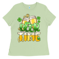 Matcha St.Patrick's Beer time Ladies Tee - HowdyJamesFarm