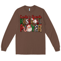 Chestnut santa's favorite baseball player for christmas Long Sleeve Tee - FaDigitalArtStudio