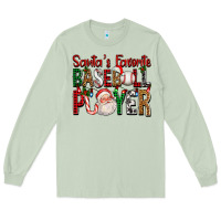 Matcha santa's favorite baseball player for christmas Long Sleeve Tee - FaDigitalArtStudio