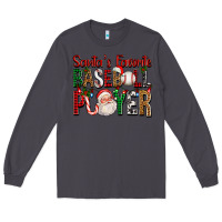 Smoke santa's favorite baseball player for christmas Long Sleeve Tee - FaDigitalArtStudio