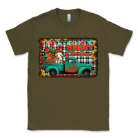 Army Green merry christmas farm truck Classic Tee - Jasminsmagicworld