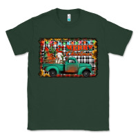 Sports Green merry christmas farm truck Classic Tee - Jasminsmagicworld