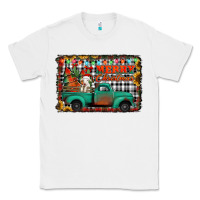 White merry christmas farm truck Classic Tee - Jasminsmagicworld