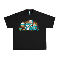 Black winter snowman coffee cups Urban Heavy Tee - Jasminsmagicworld