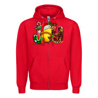 Red joy with softball Zipper Hoodie - AdoDesignShop