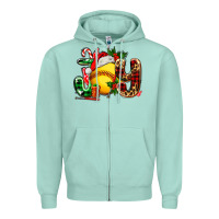 Seafoam joy with softball Zipper Hoodie - AdoDesignShop