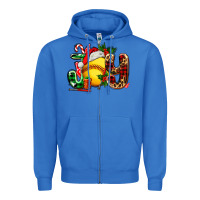True Royal joy with softball Zipper Hoodie - AdoDesignShop